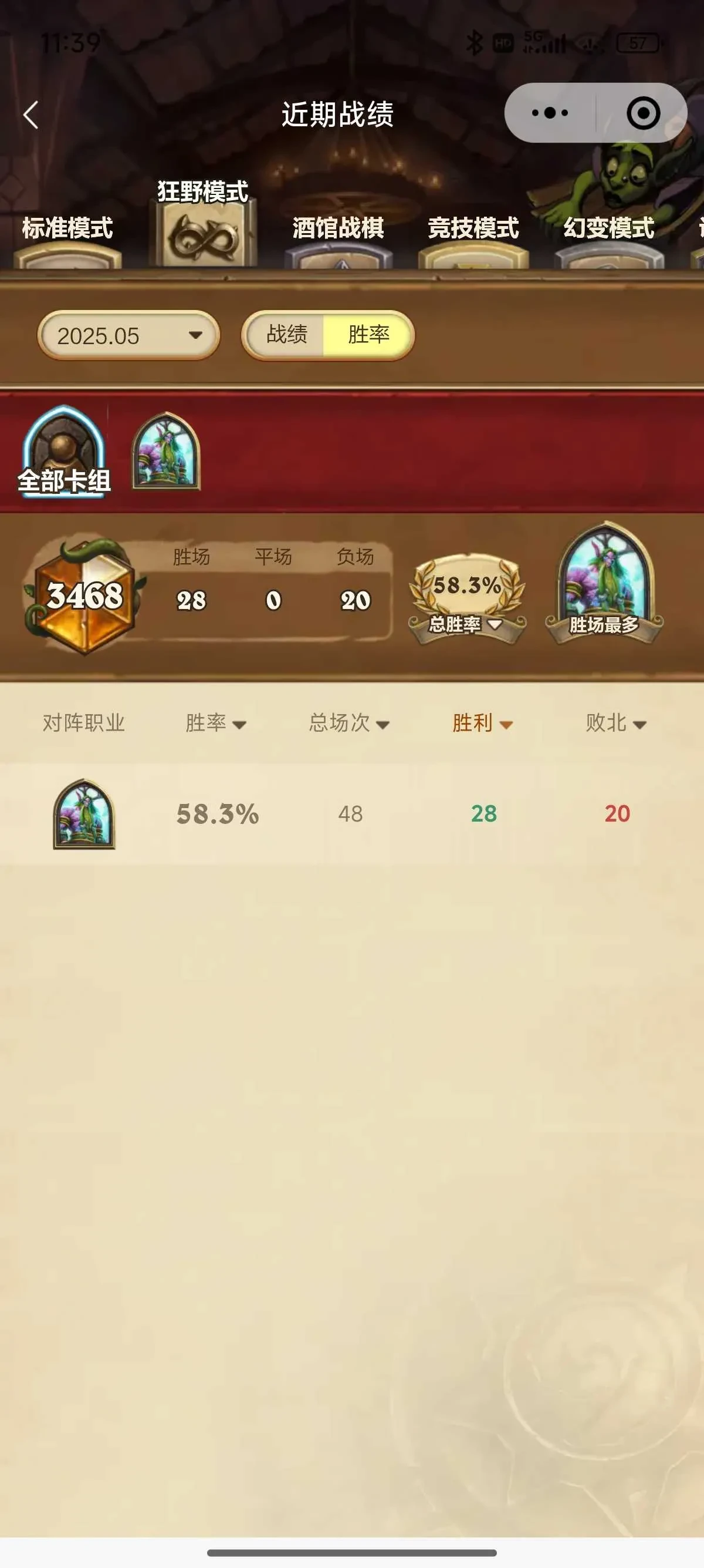 战绩